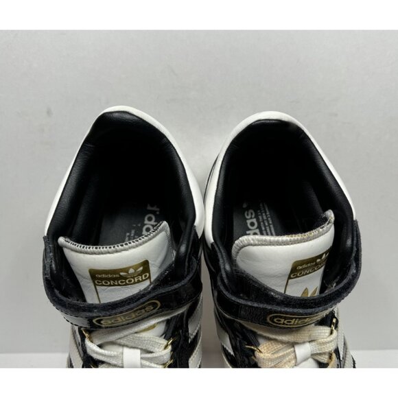 Adidas Concord 2 Mid Black Patent Leather Sneaker Men’s Size 11 BB8775 Shoes - Picture 11 of 11